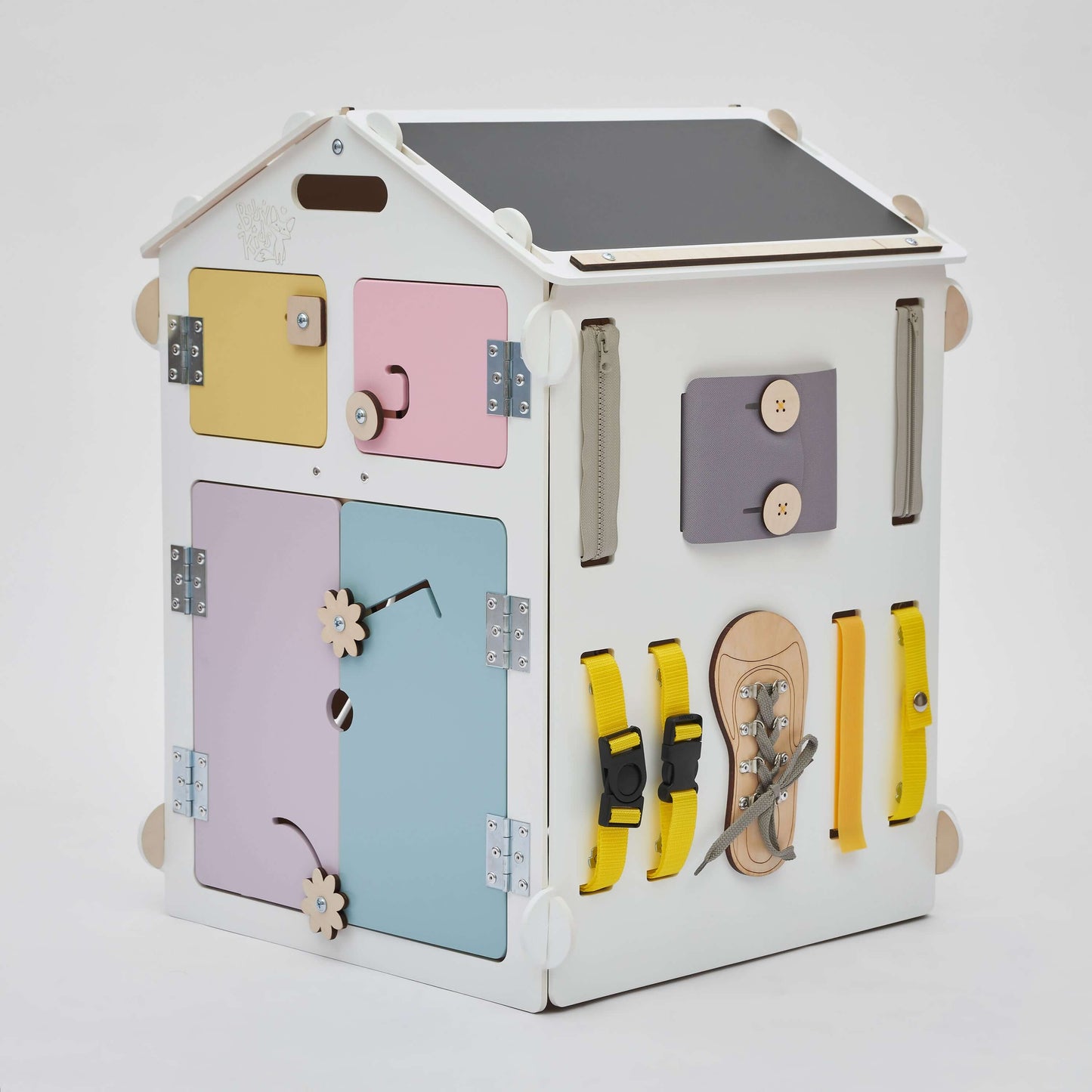 Motorikhaus / Activiteitenbord pastelwit