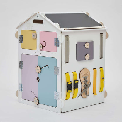 Motorikhaus / Activiteitenbord pastelwit