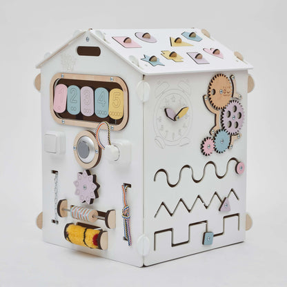 Motorikhaus / Activiteitenbord pastelwit