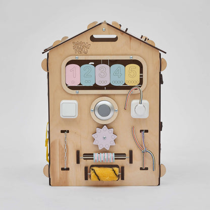 Motorikhaus / Activiteitenbord Pastel Natura