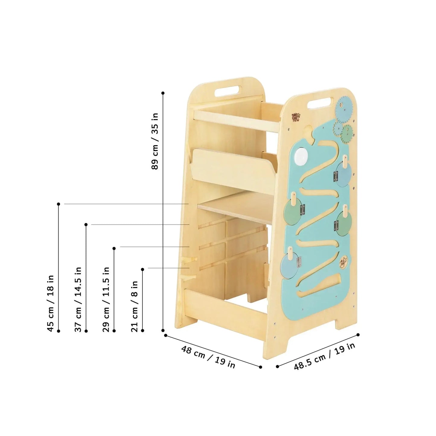 Multifunctionele groeiende leertoren 5-in-1 XL