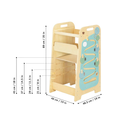 Multifunctionele groeiende leertoren 5-in-1 XL
