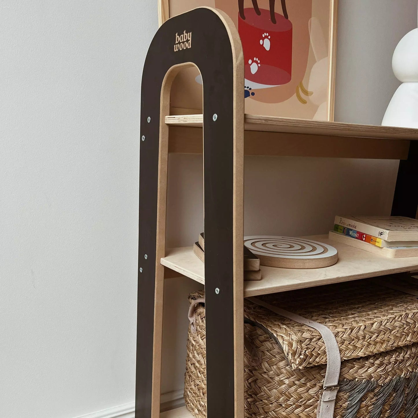 Houten plank SLIM voor kinderkamers, diverse maten