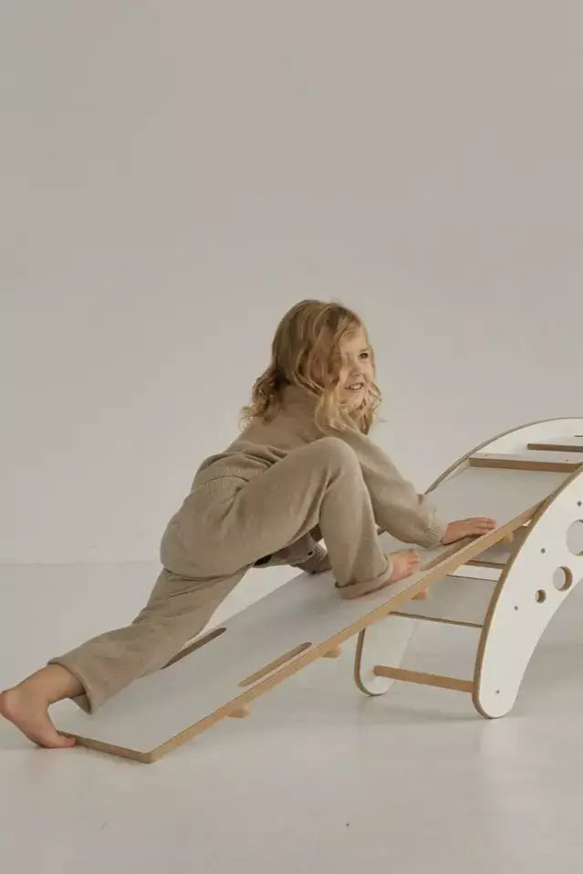 Ladder &amp; glijbaan voor wip en driehoek