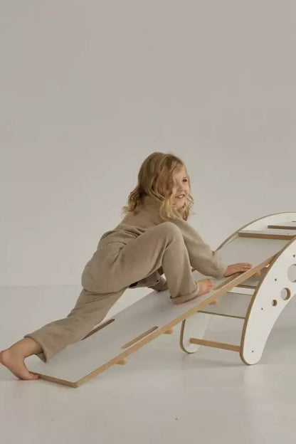 Ladder &amp; glijbaan voor wip en driehoek