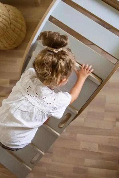 Ladder &amp; glijbaan voor wip en driehoek