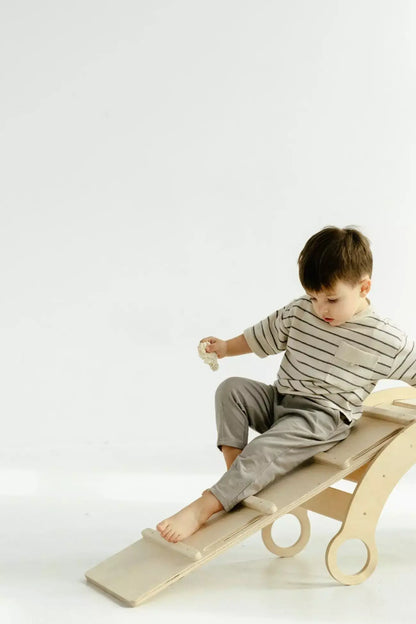 Ladder &amp; glijbaan voor wip en driehoek