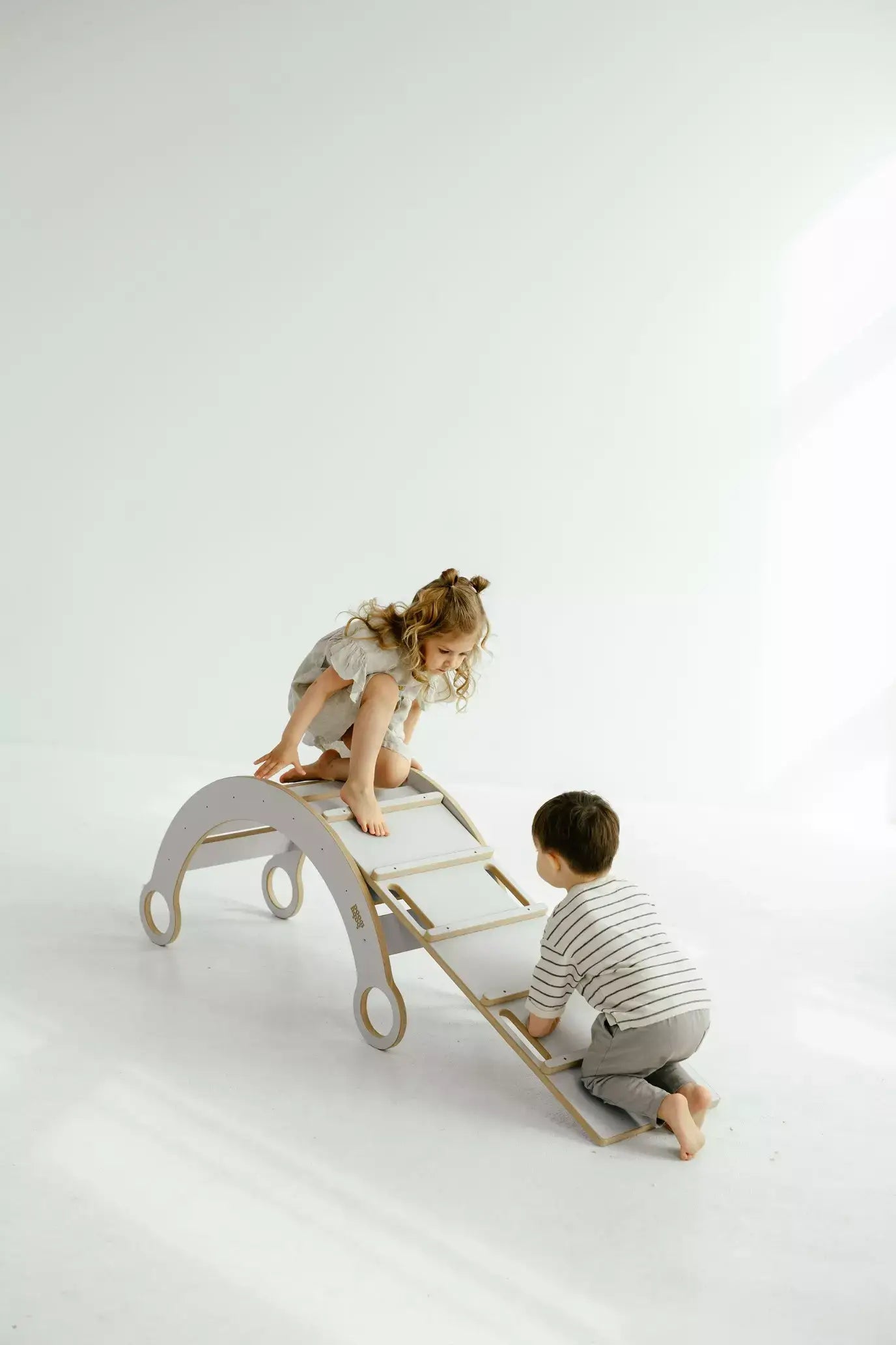 Ladder &amp; glijbaan voor wip en driehoek