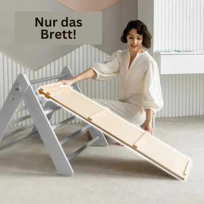 Dubbelzijdige glijplank / ladder voor klimdriehoek