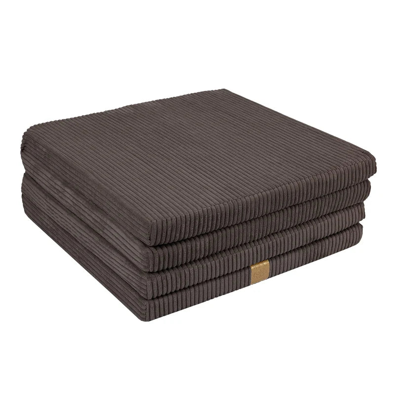 Opvouwbare matras / speelmat speelkleed voor kinderen, corduroy, vierkant