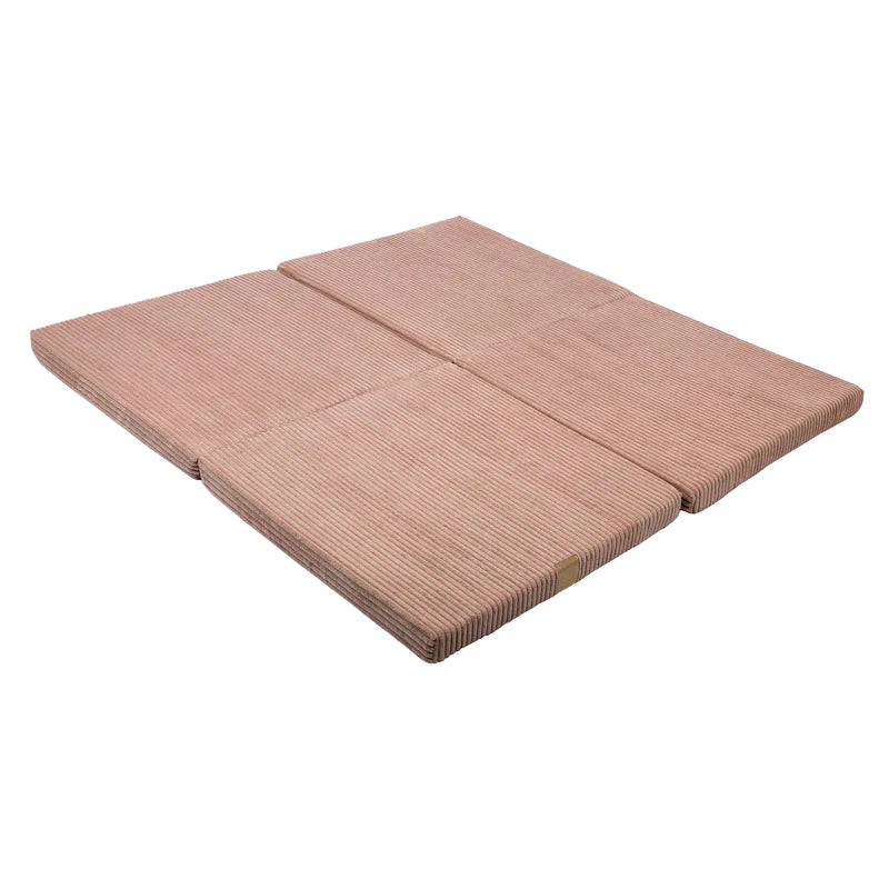Opvouwbare matras / speelmat speelkleed voor kinderen, corduroy, vierkant