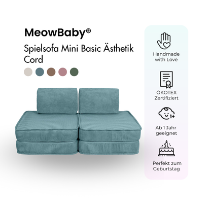 Spielsofa Ästhetik Cord Mini Basic - Classic Cord Edition