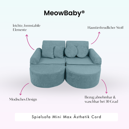 Spielsofa Ästhetik Cord Mini Max - Classic Cord Edition