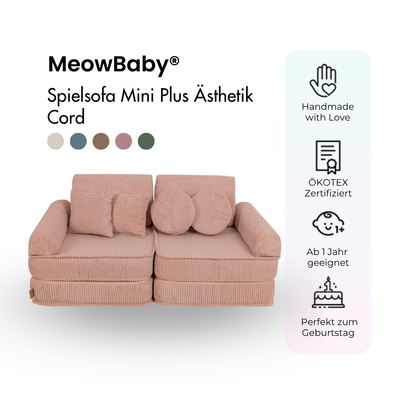 Spielsofa Ästhetik Cord Mini Plus - Classic Cord Edition