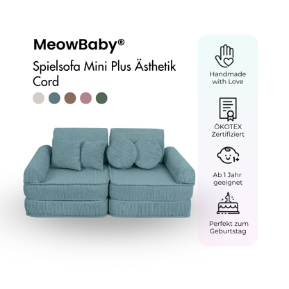 Spielsofa Ästhetik Cord Mini Plus - Classic Cord Edition