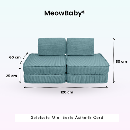 Spielsofa Ästhetik Cord Mini Basic - Classic Cord Edition