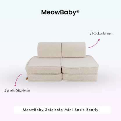 Spielsofa Mini Basic Bearly - Soft Teddy Edition