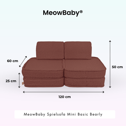 Spielsofa Mini Basic Bearly - Soft Teddy Edition