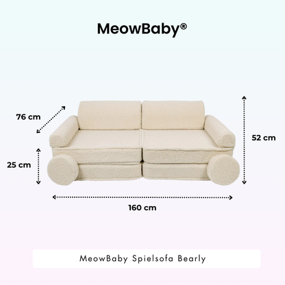 Spielsofa Bearly - Soft Teddy Edition