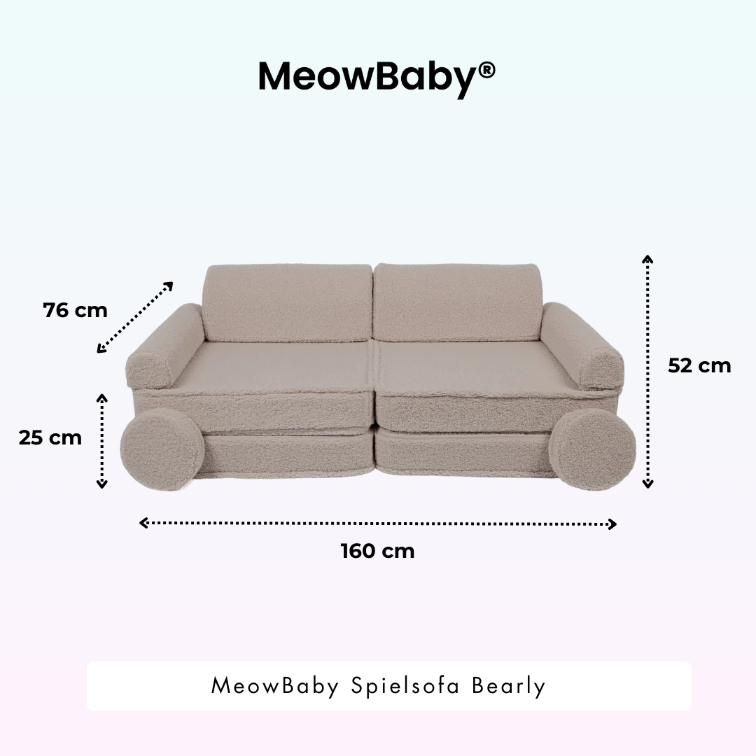 Spielsofa Bearly - Soft Teddy Edition