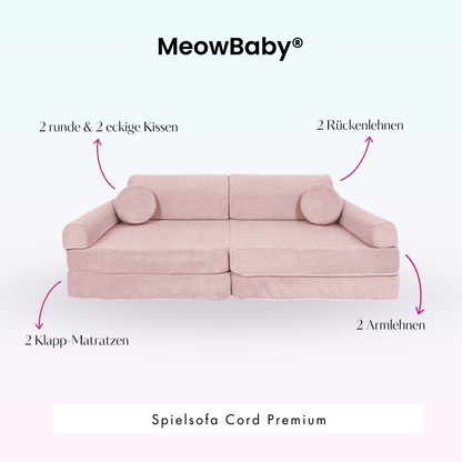 Spielsofa Cord Premium - Slim Cord Edition