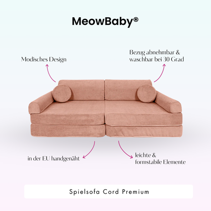 Spielsofa Cord Premium - Slim Cord Edition