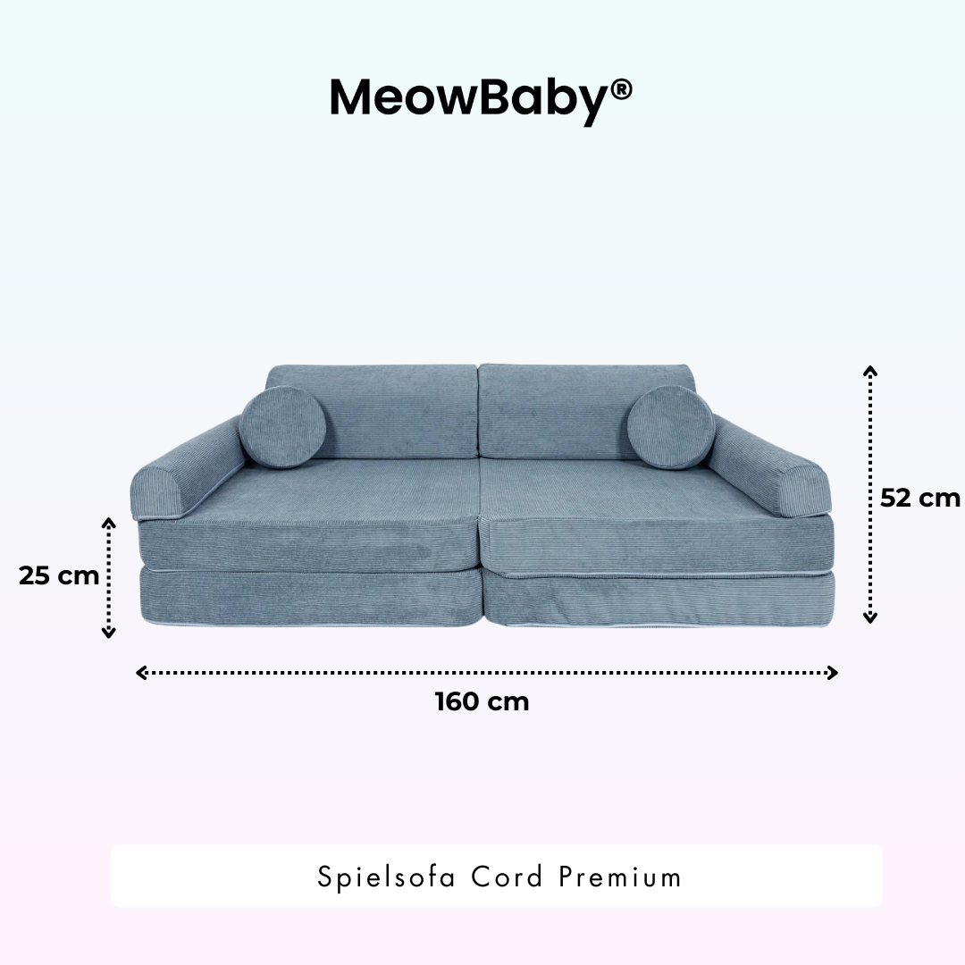 Spielsofa Cord Premium - Slim Cord Edition