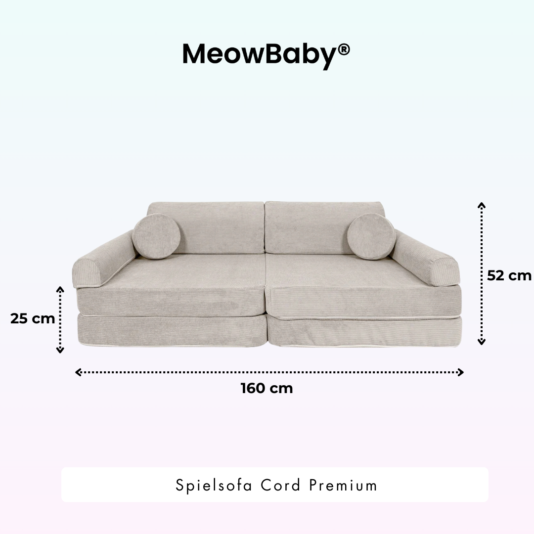 Spielsofa Cord Premium - Slim Cord Edition