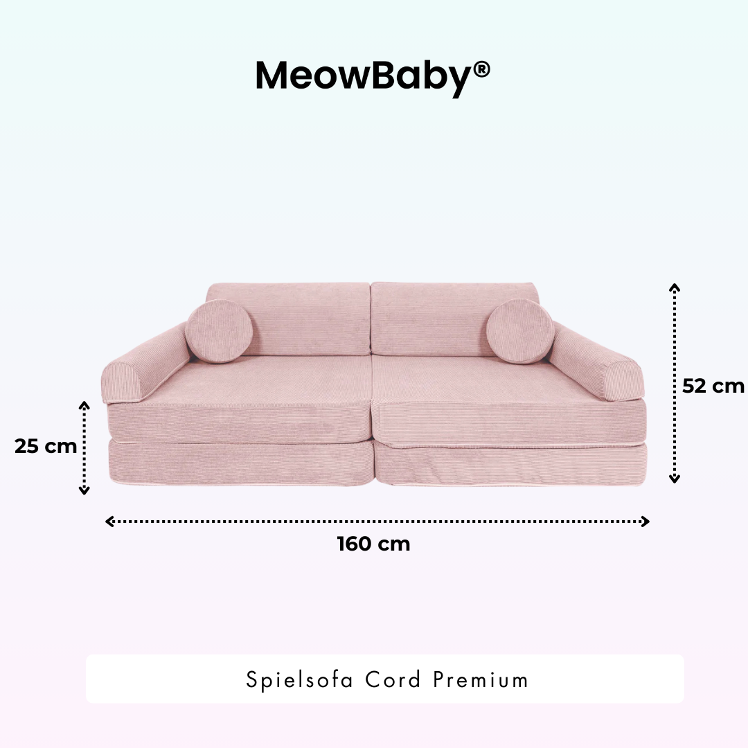 Spielsofa Cord Premium - Slim Cord Edition