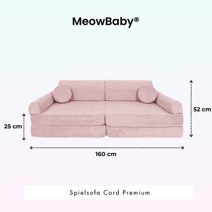 Spielsofa Cord Premium - Slim Cord Edition