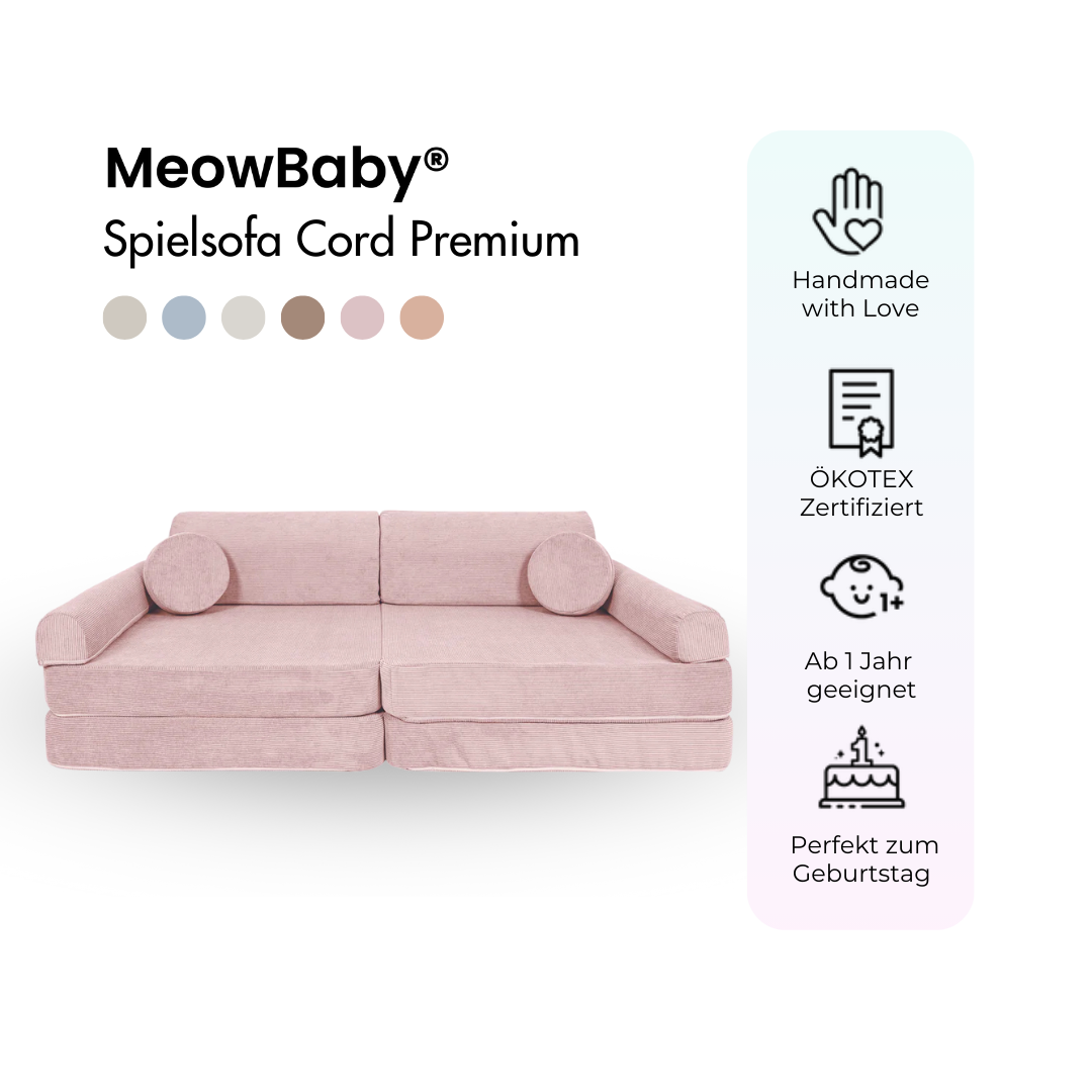 Spielsofa Cord Premium - Slim Cord Edition