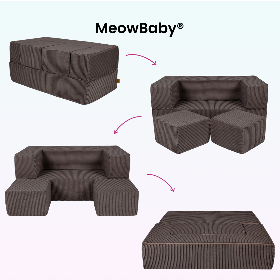 Spielsofa Ästhetik Cord Cube - Classic Cord Edition