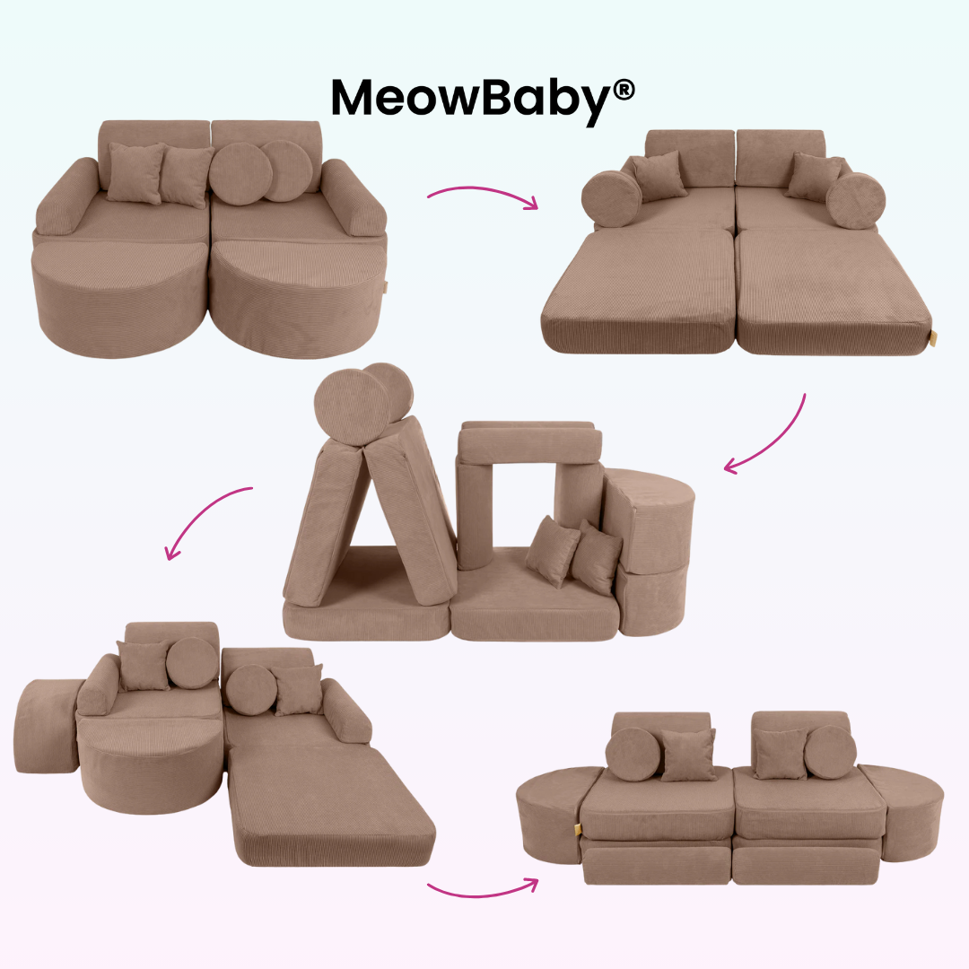 Spielsofa Mini Max Cord Premium - Slim Cord Edition