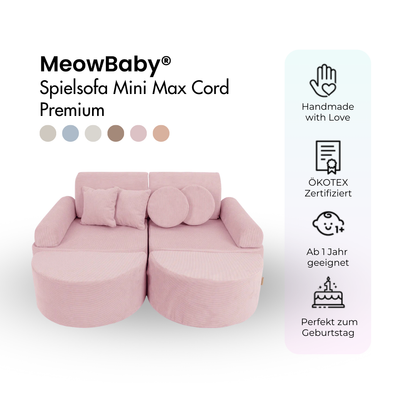 Spielsofa Mini Max Cord Premium - Slim Cord Edition