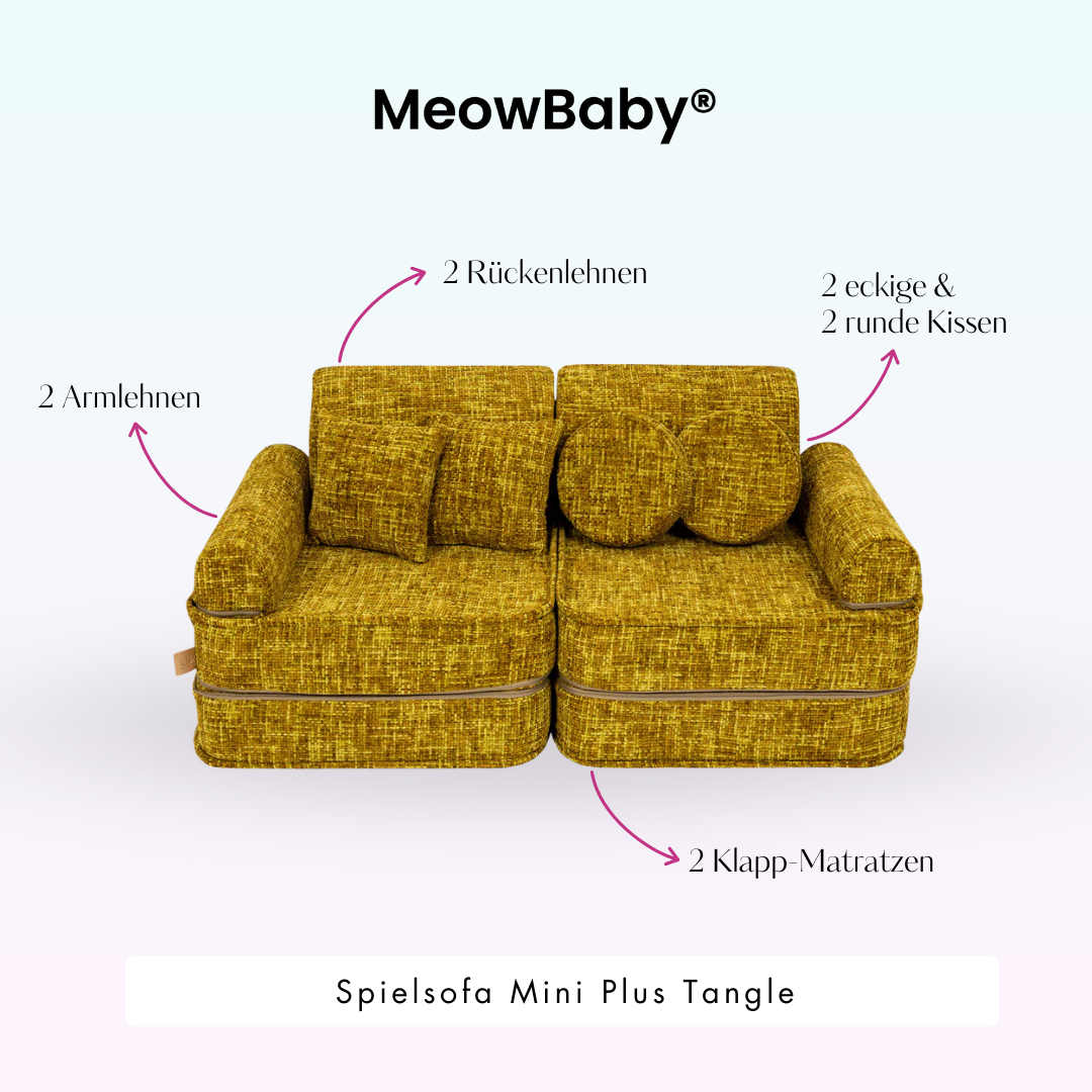 Spielsofa Mini Plus Tangle - Cozy Chenille Edition