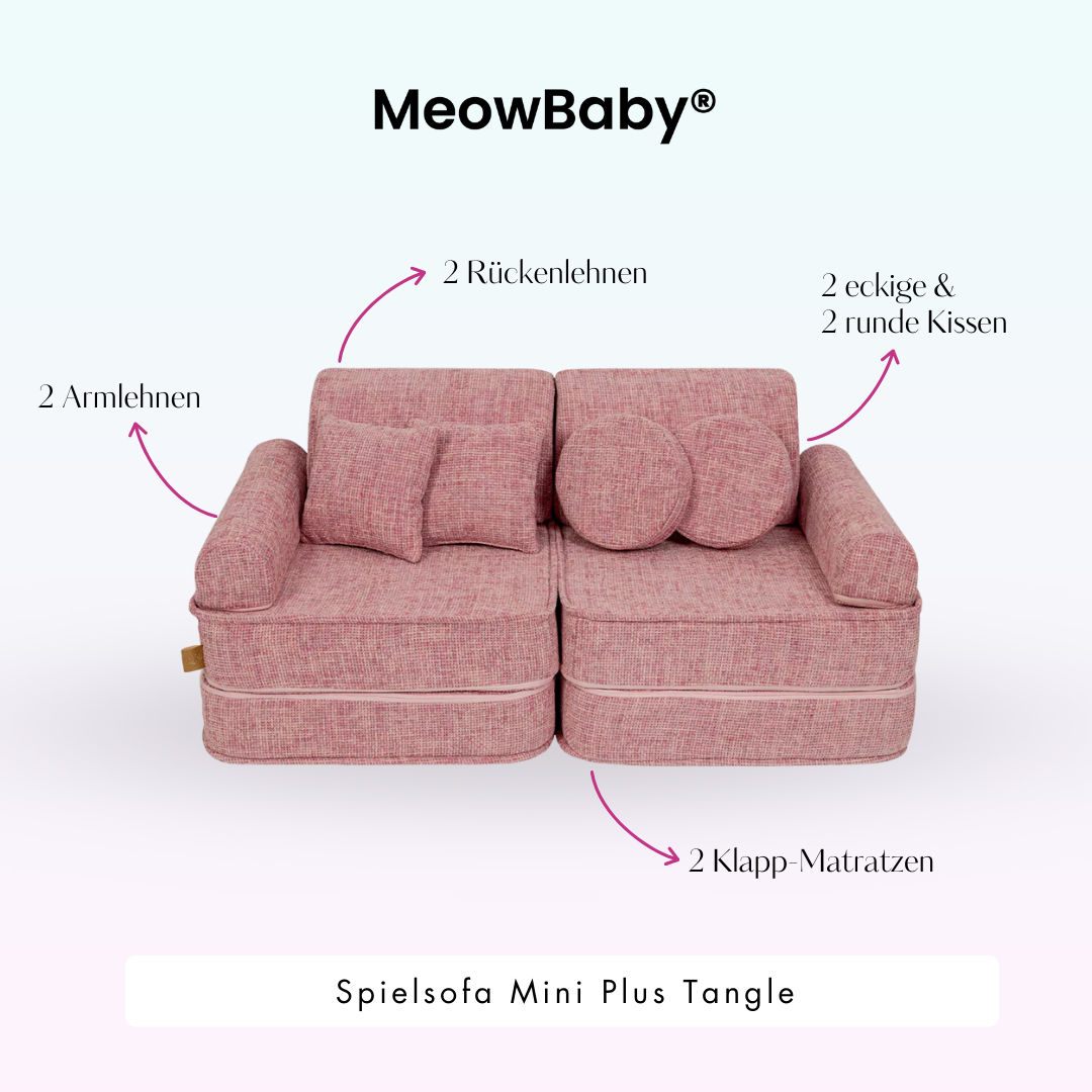 Spielsofa Mini Plus Tangle - Cozy Chenille Edition