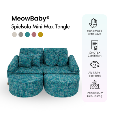 Spielsofa Mini Max Tangle - Cozy Chenille Edition