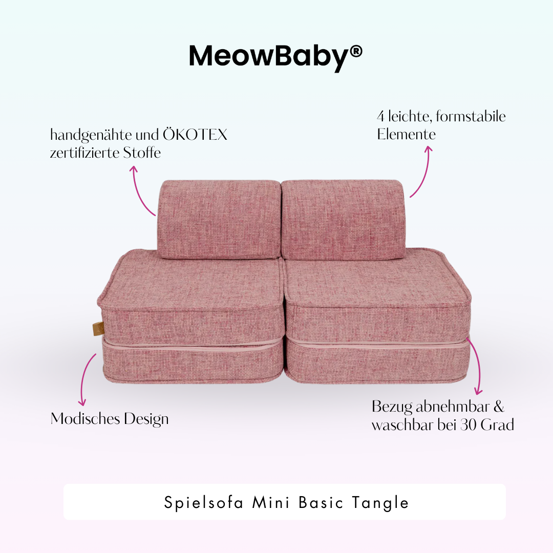 Spielsofa Mini Basic Tangle - Cozy Chenille Edition