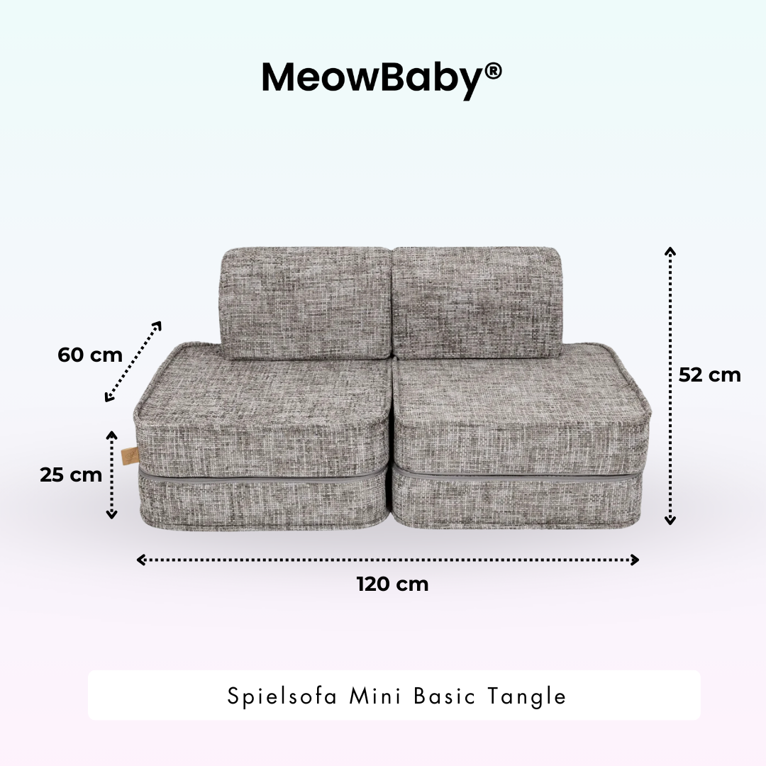 Spielsofa Mini Basic Tangle - Cozy Chenille Edition