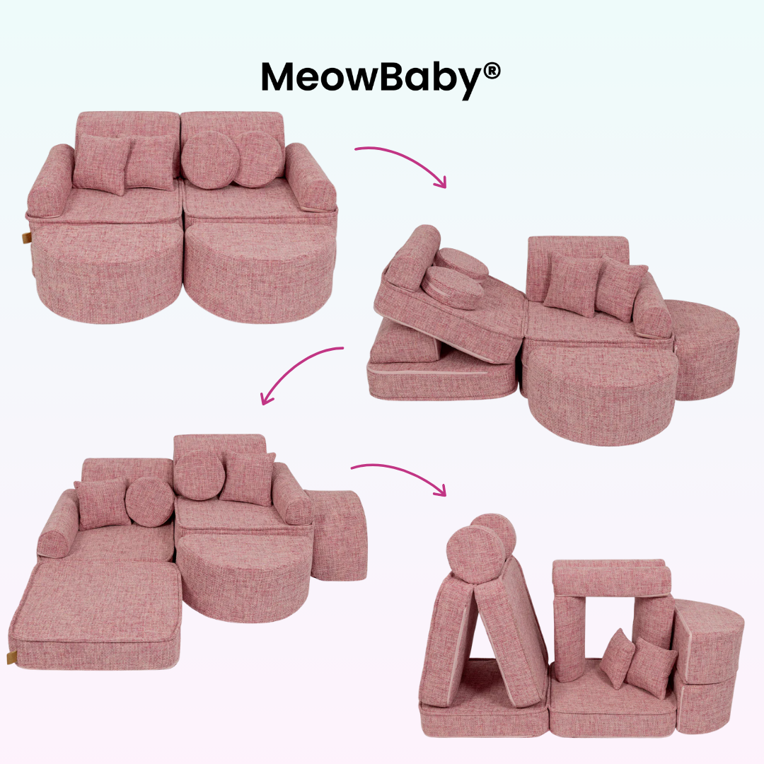 Spielsofa Mini Max Tangle - Cozy Chenille Edition