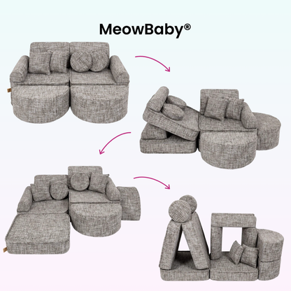 Spielsofa Mini Max Tangle - Cozy Chenille Edition