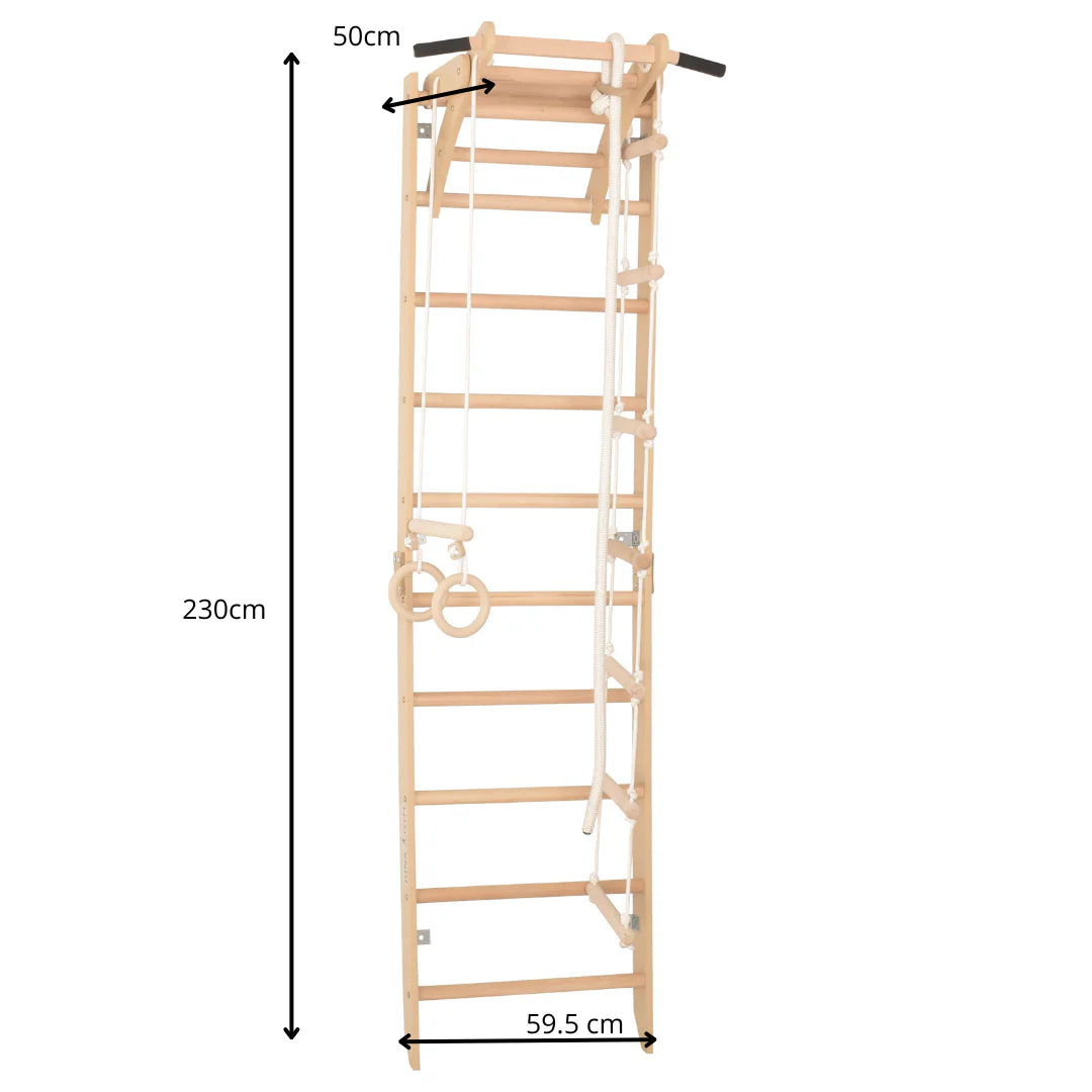 Sportklimwand voor kinderen en tieners met pull-ups
