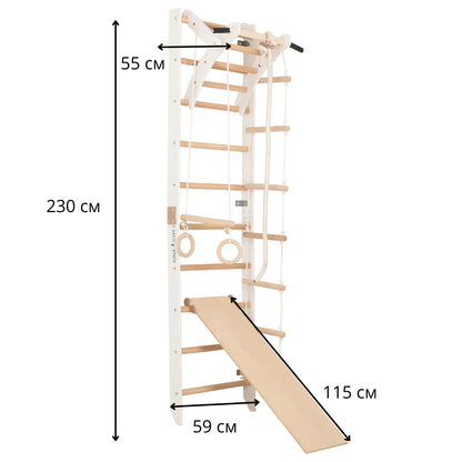 Sportklimwand voor kinderen en tieners met pull-ups