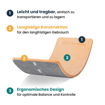 MeowBaby® Balance Board balansbord modern