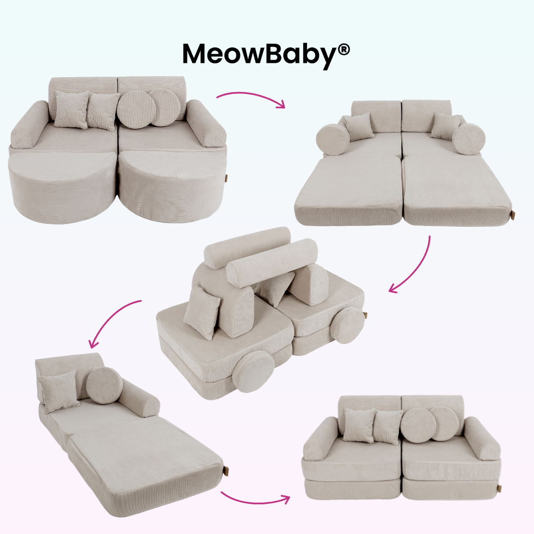 Spielsofa Mini Max Cord Premium - Slim Cord Edition