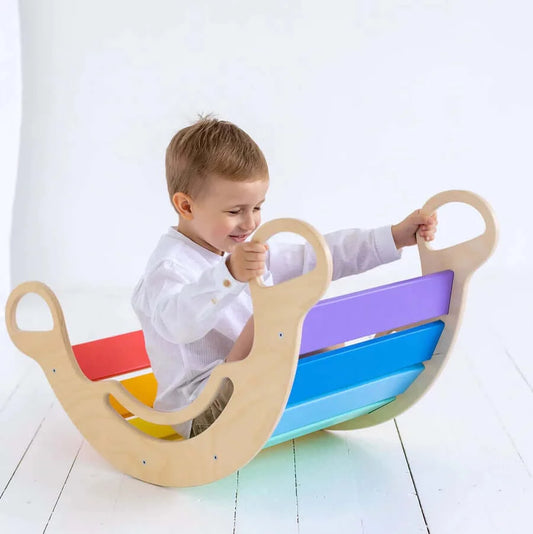 5-in-1 Montessori Klimboog Kleurrijk