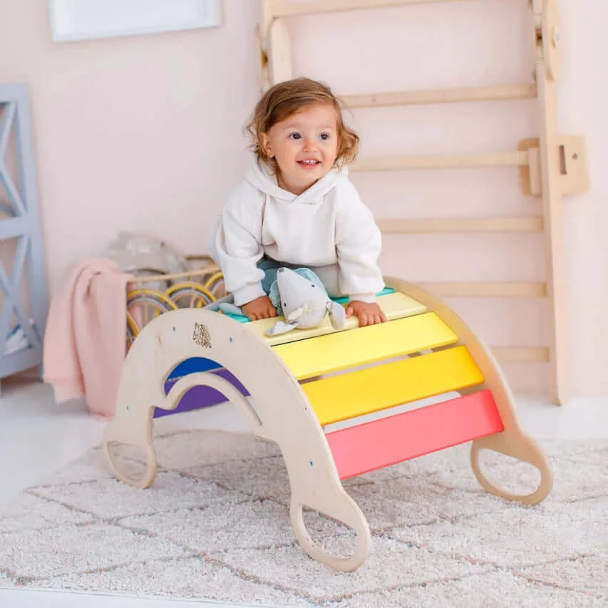 5-in-1 Montessori Klimboog Kleurrijk
