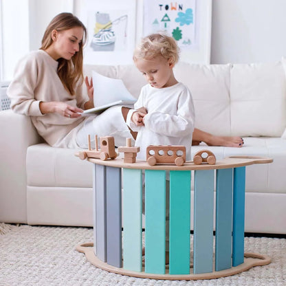 5-in-1 Montessori Klimboog Mint