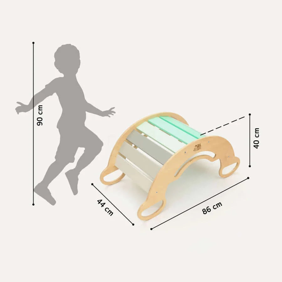 5-in-1 Montessori Klimboog Mint