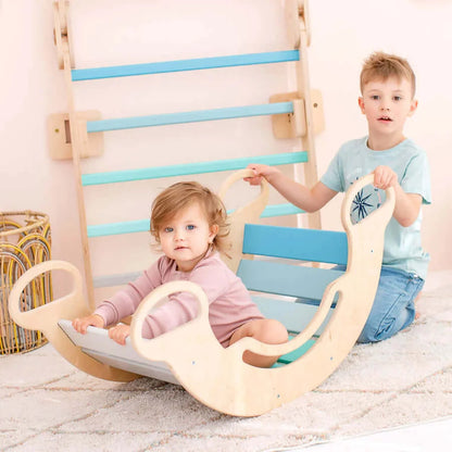 5-in-1 Montessori Klimboog Mint